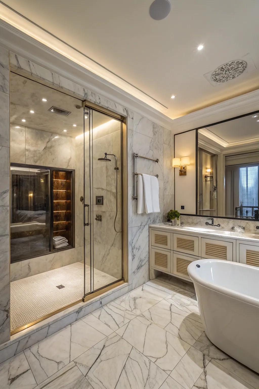 Vapor showers provide a spa-like experience with health perks.