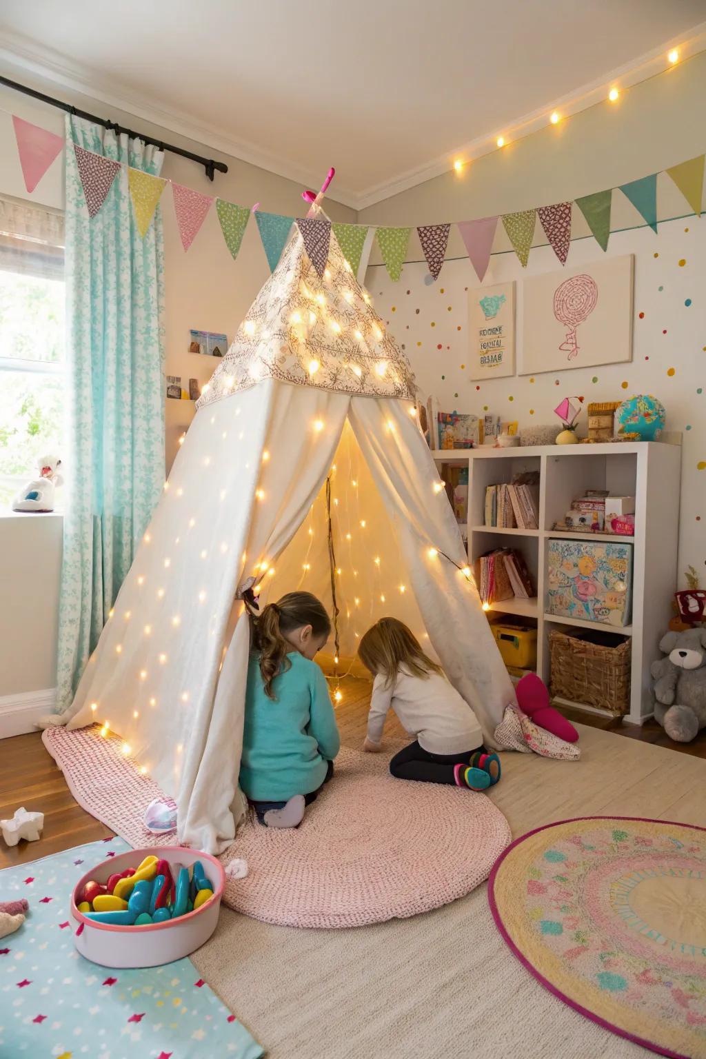 A private area adds an element of adventure.