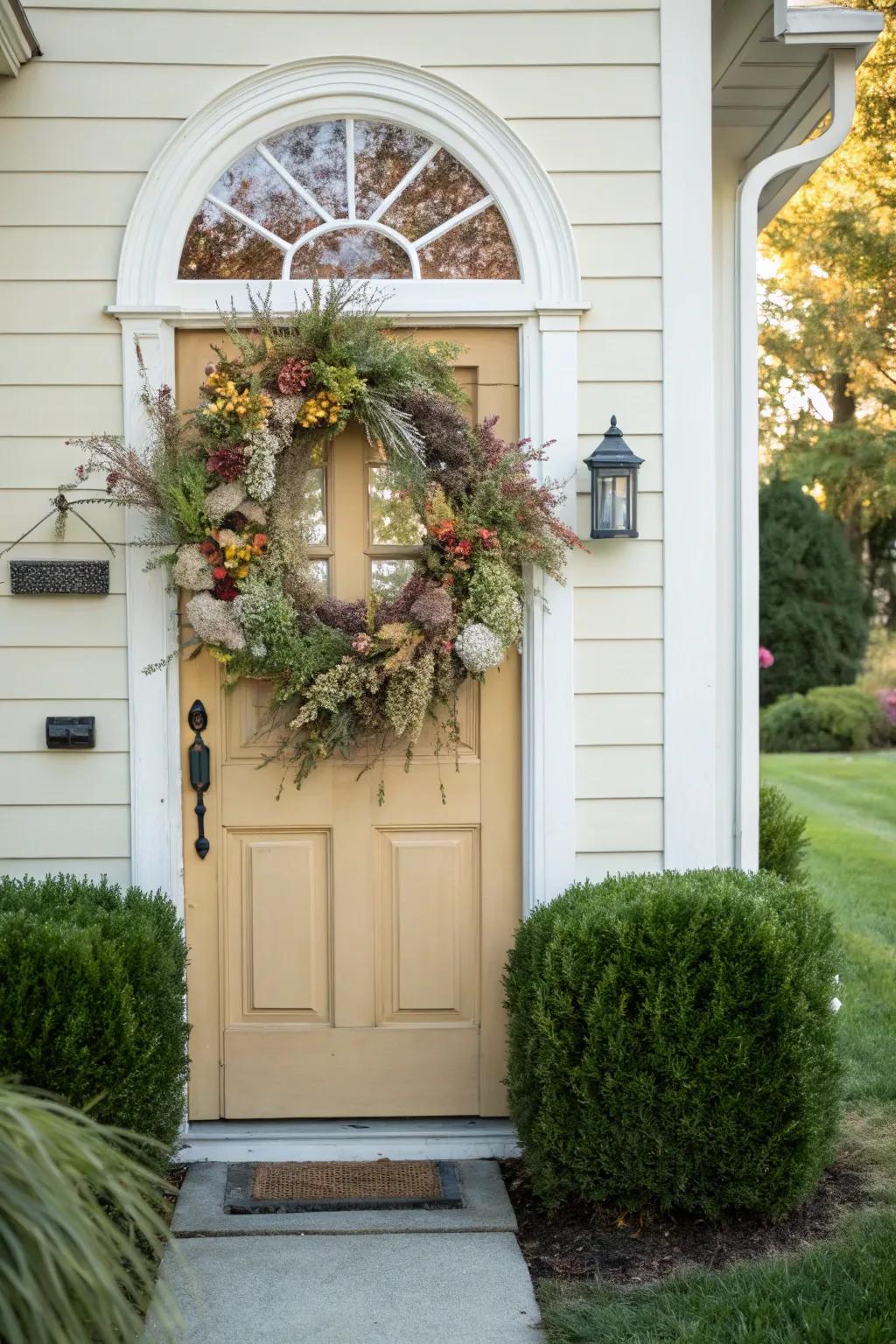 A welcoming garland by having an everlasting charm.