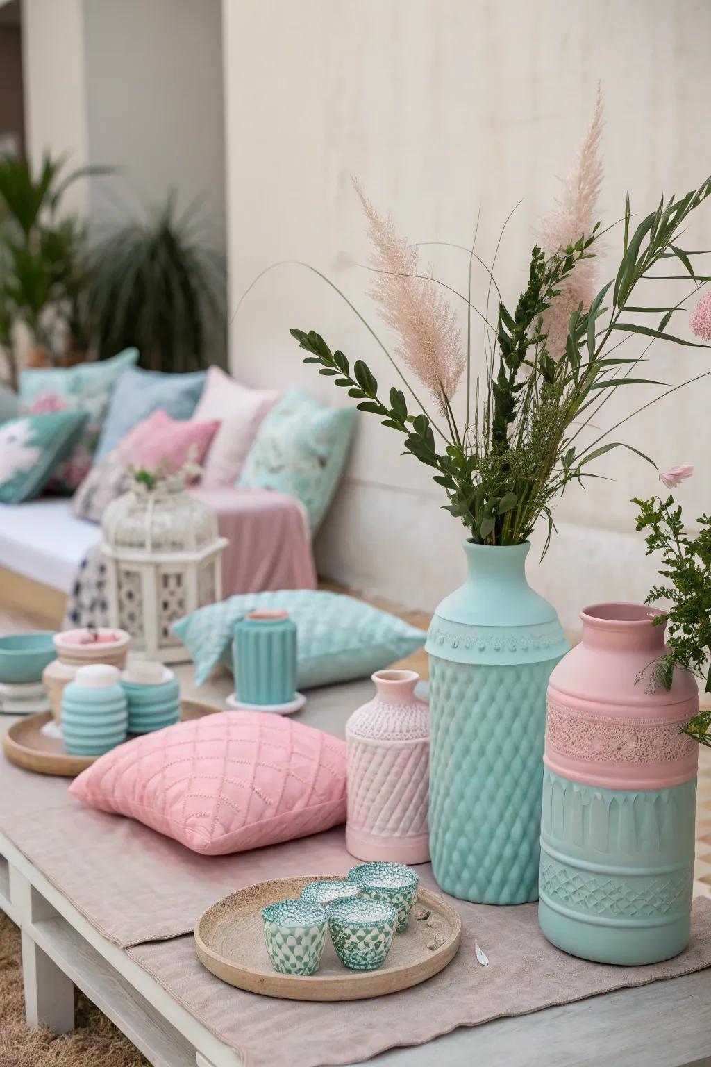 Decor with color themes ties everything together.