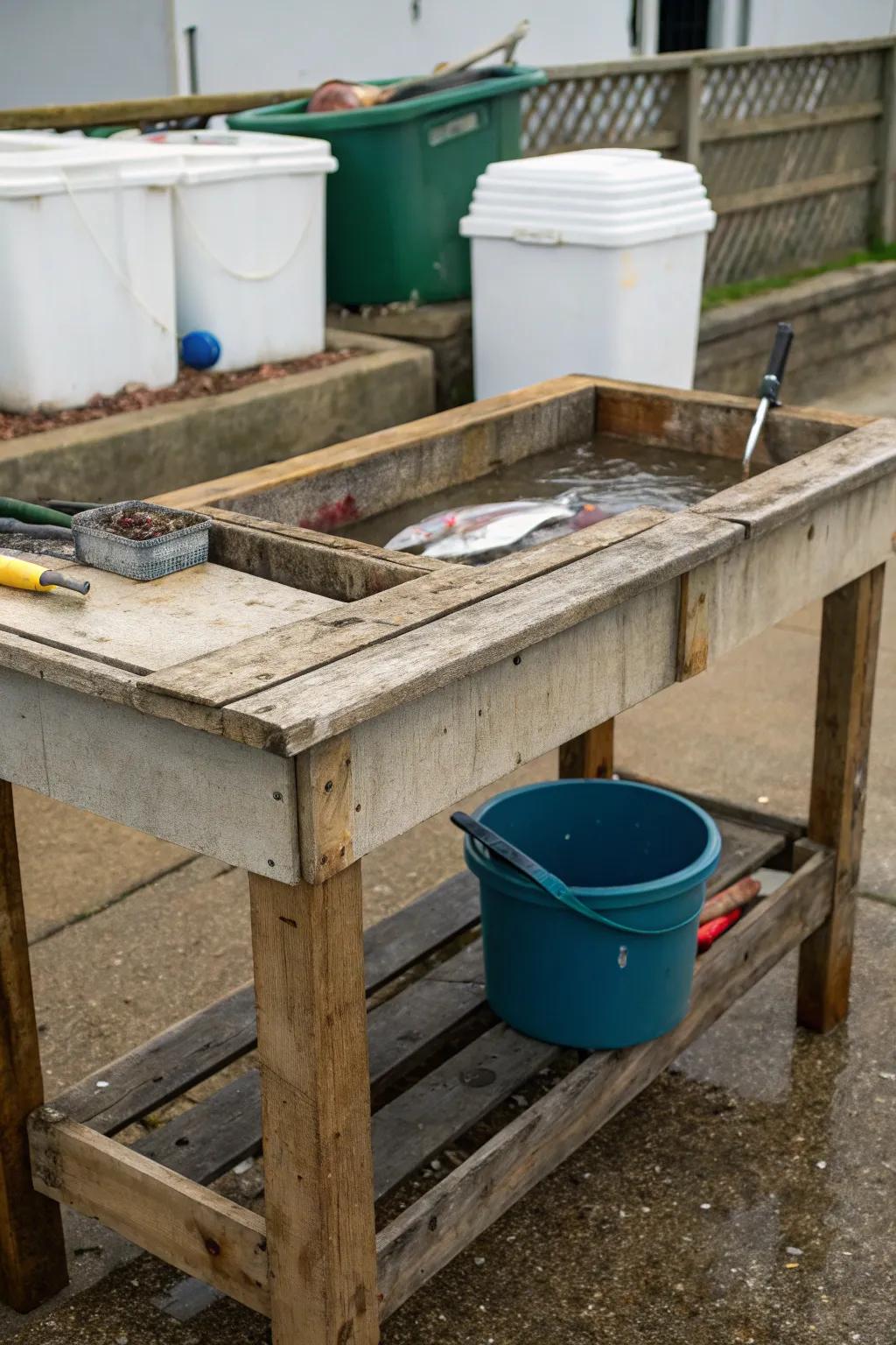 With repurposed materials, it's eco-friendly and has a lot of character.