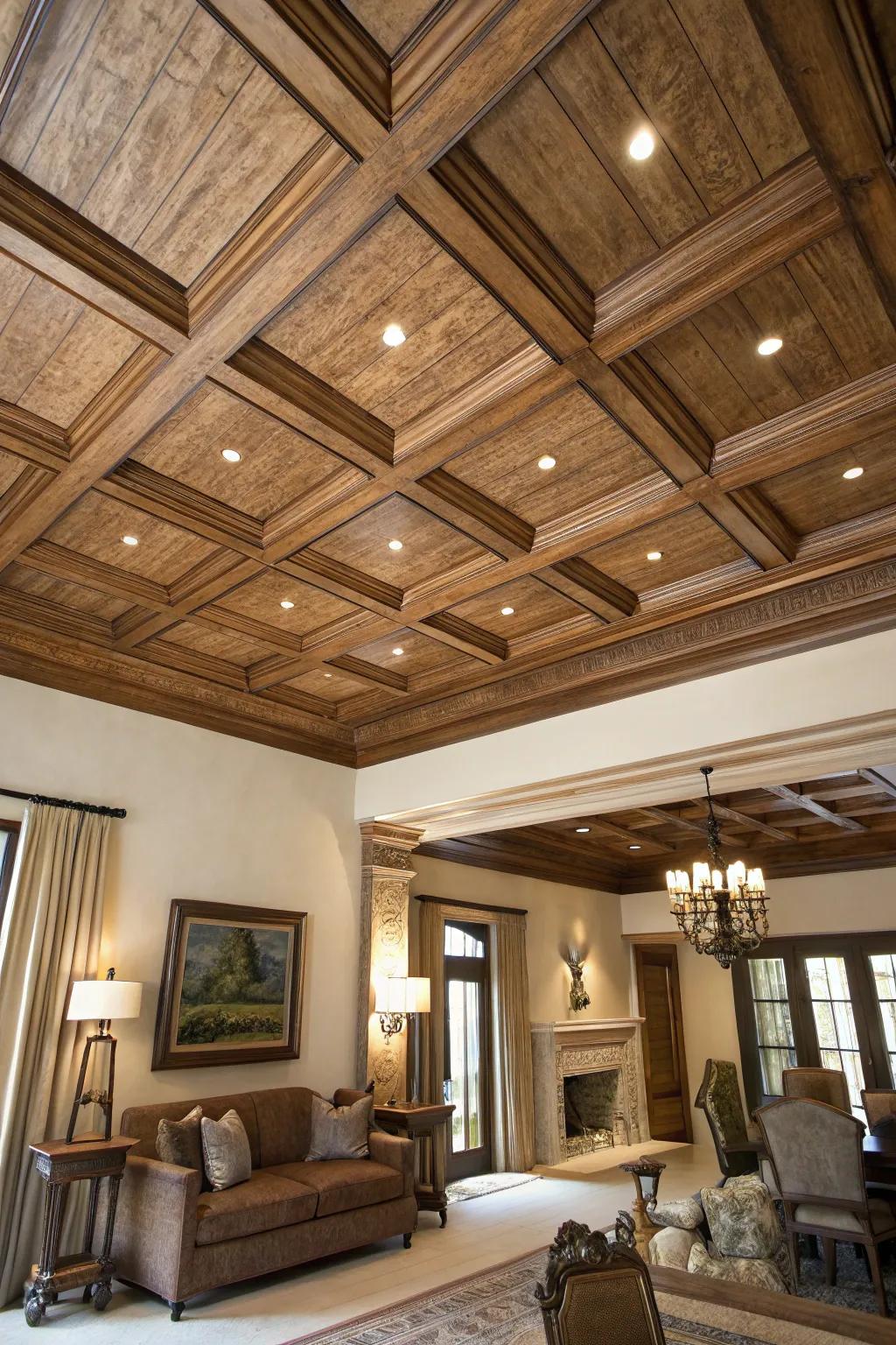 Overhead details add architectural interest to your space.