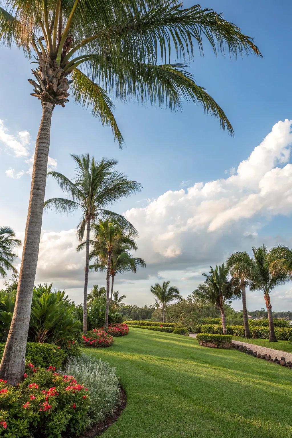Fan palms are a quintessential addition to any Florida landscape.