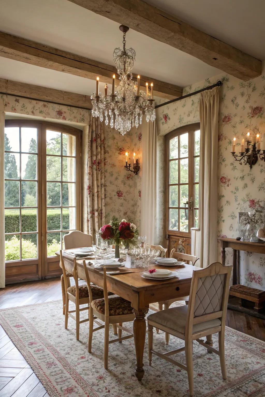 Expansive windows bring in sunlight, fashioning an airy atmosphere.