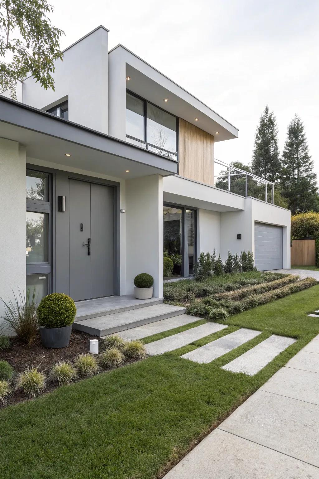 Soft stone gives a touch of soft style.