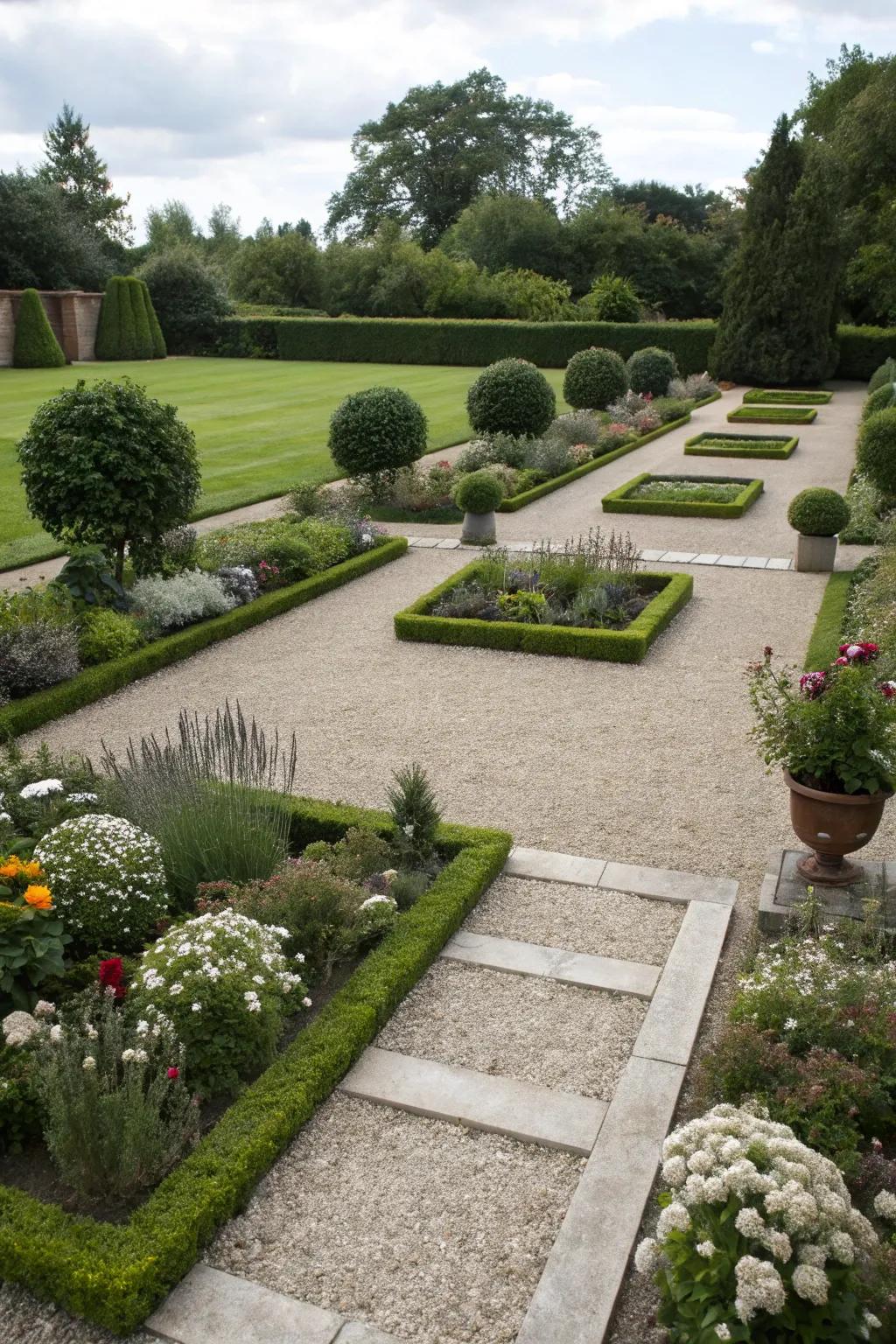 Symmetrical blueprints foster a harmonious and balanced visual.