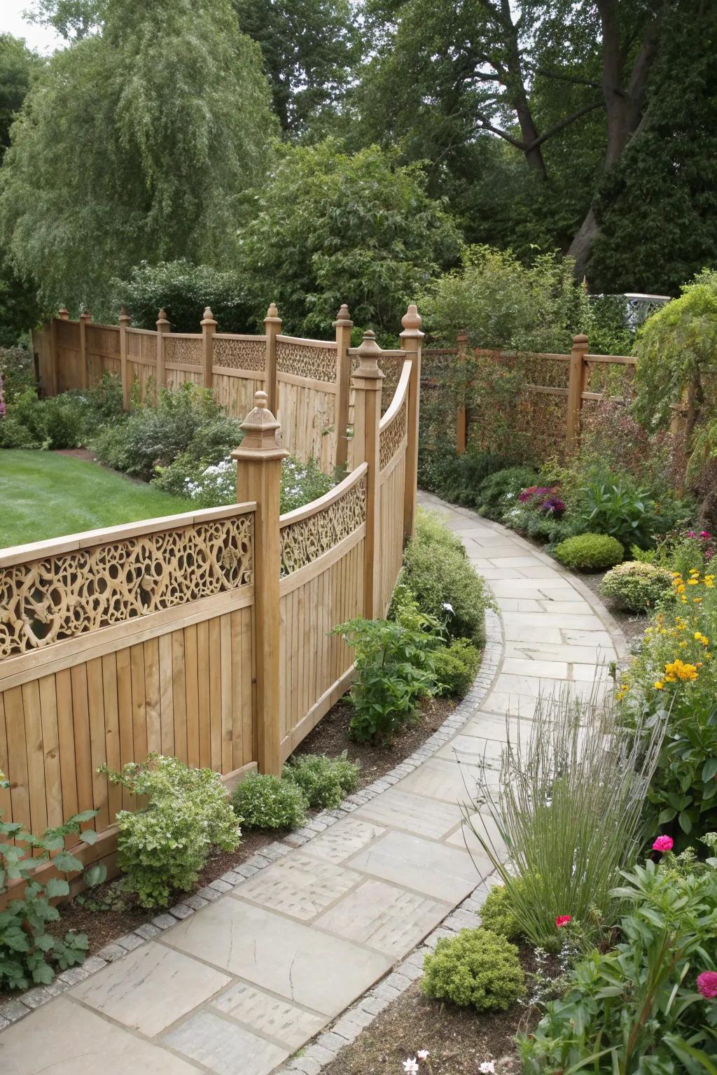 A custom-built shield fits the garden's specific layout perfectly.