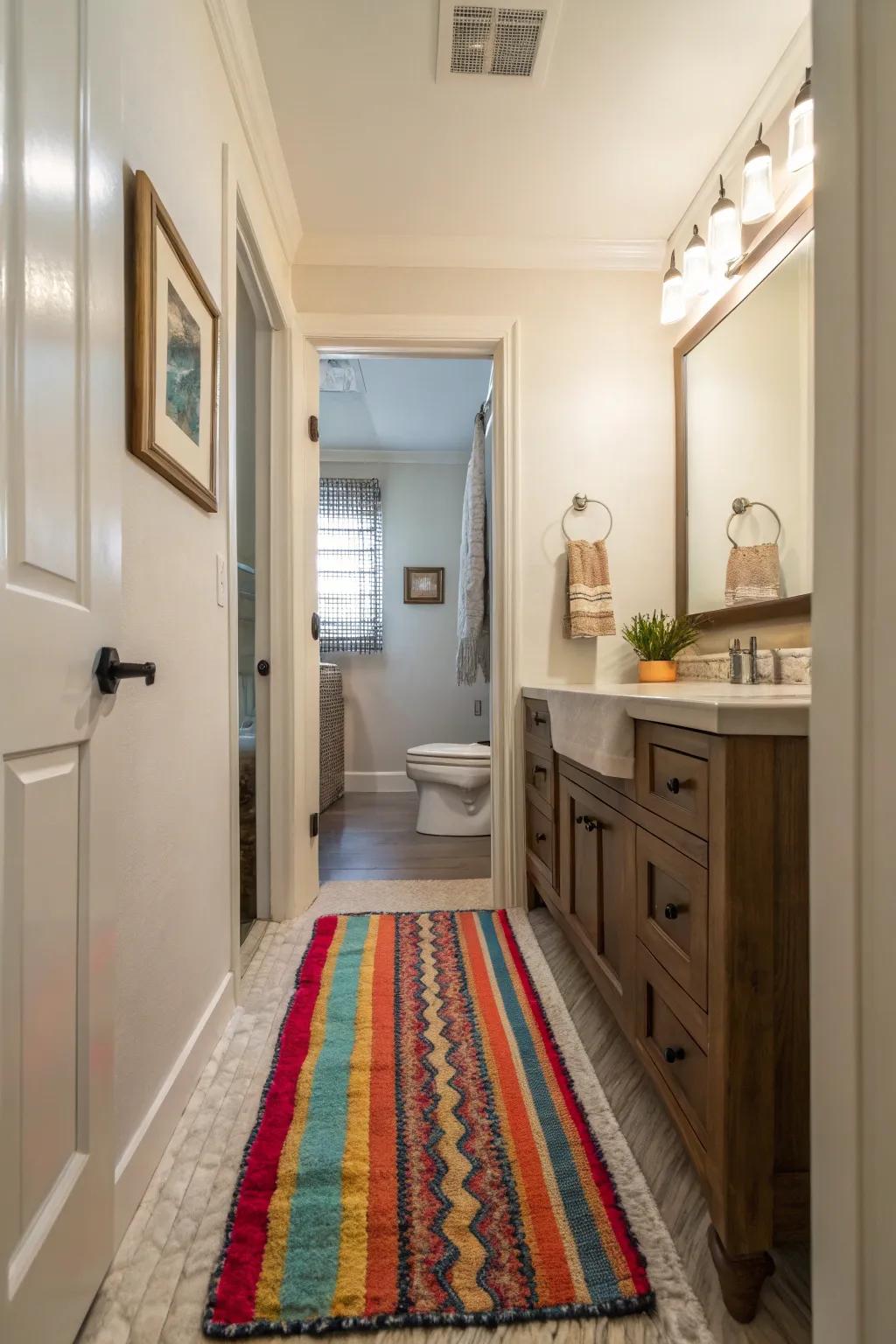 Rugs add warmth and character.