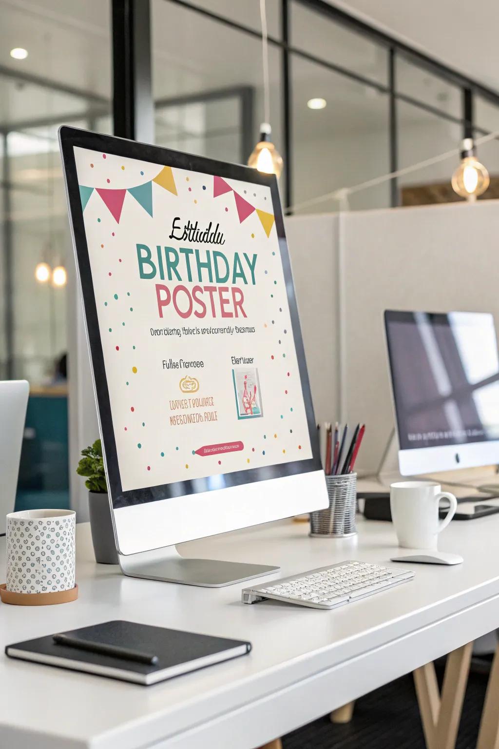 Editable designs offer flexibility for personalized birthday announcements.