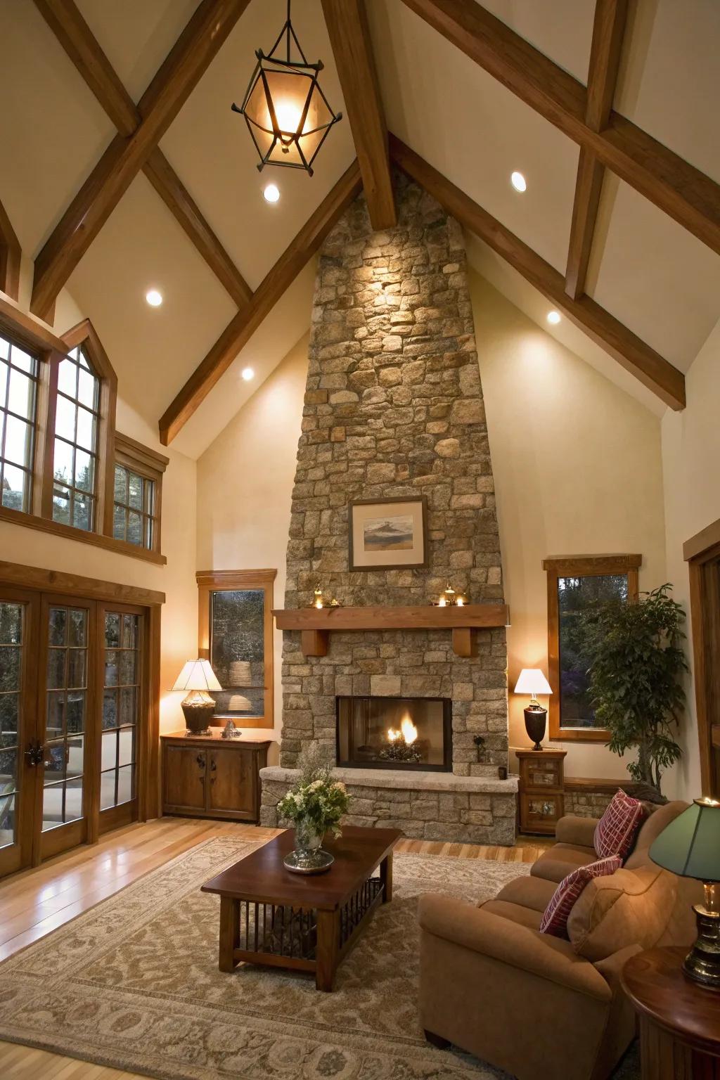 Designs influenced by nature convey warmth and peace.