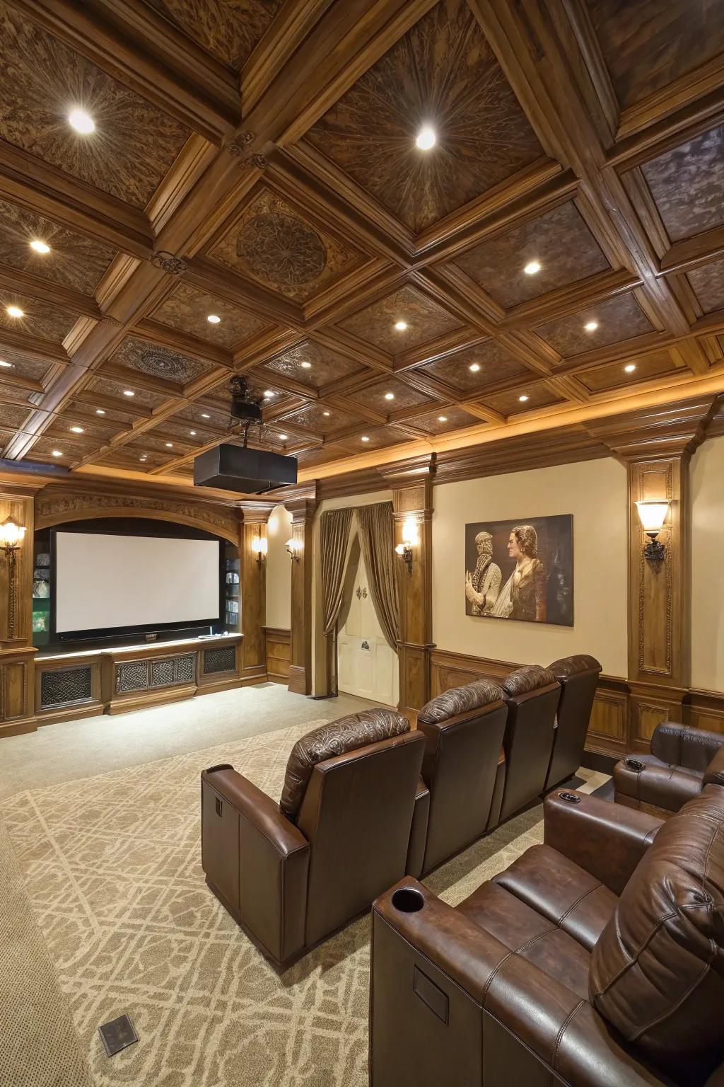 Enhance your theater with upscale treatments.
