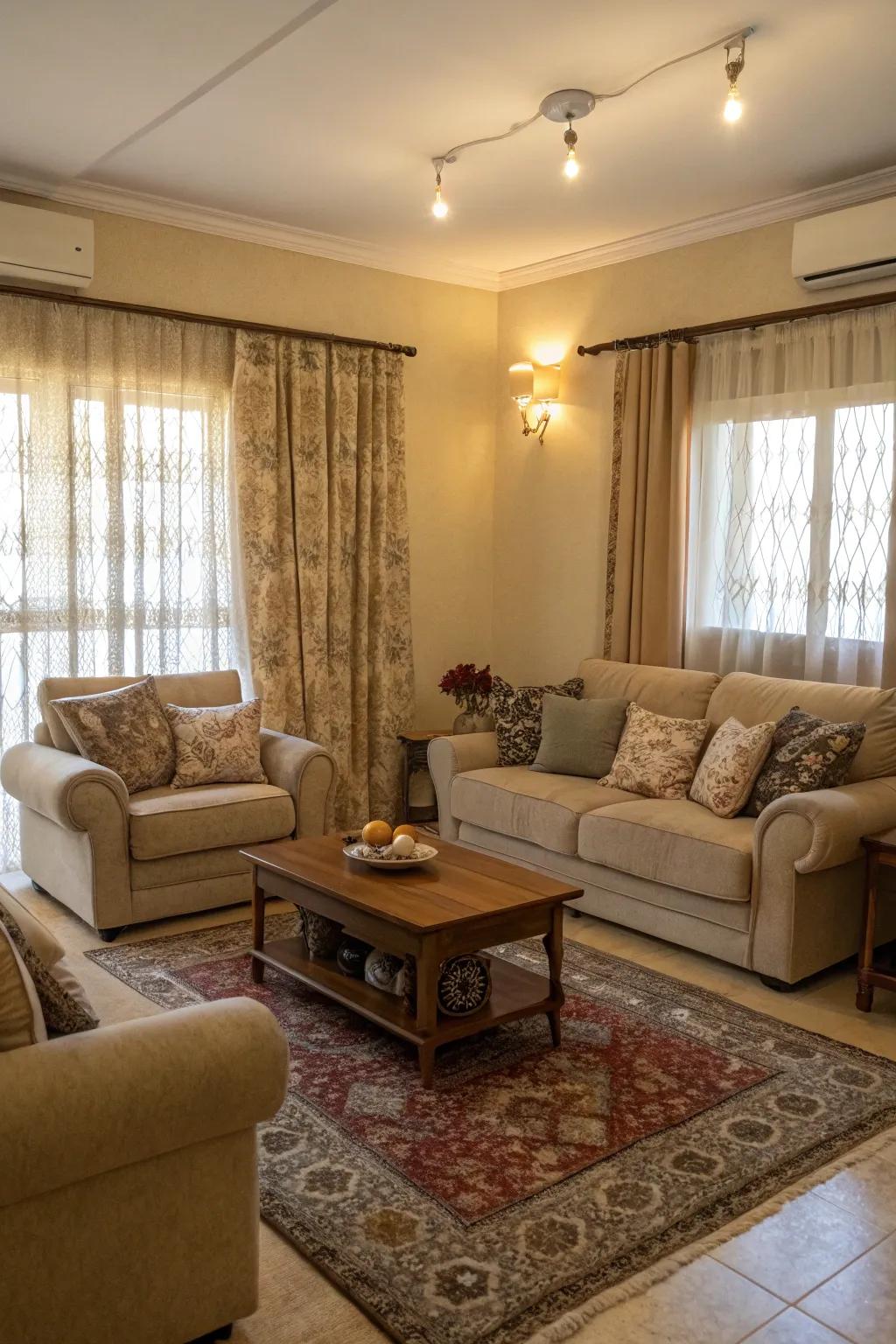 Practical dressing selections can enhance the functionality of your living space.