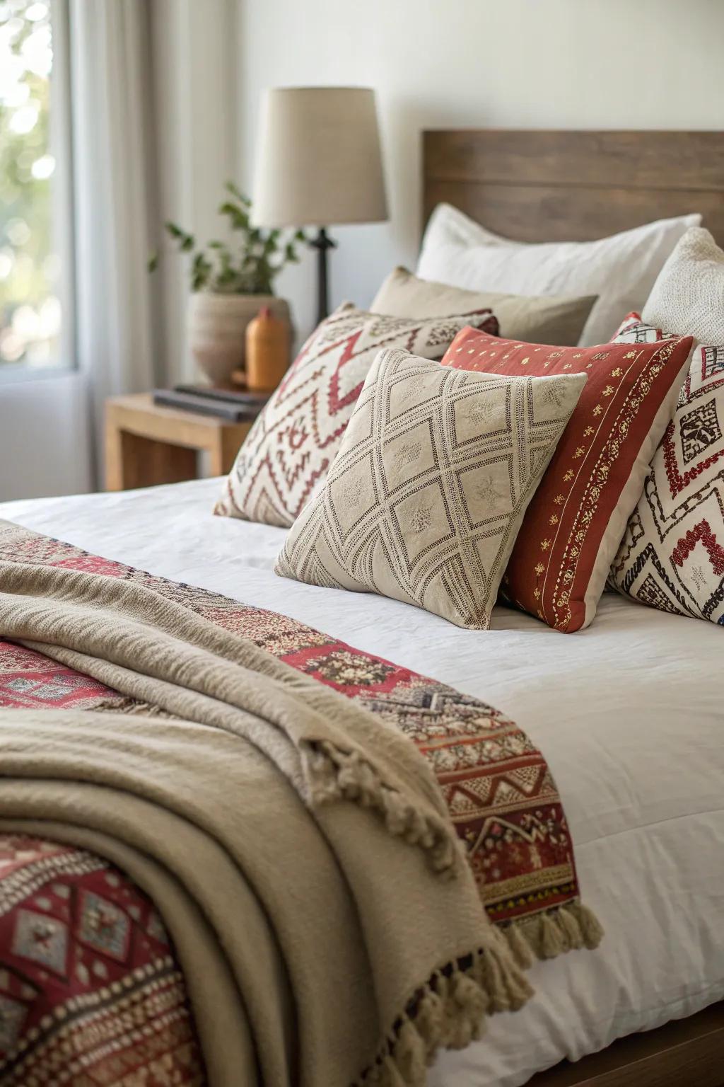 Patterns enhance your bed's style and personality.