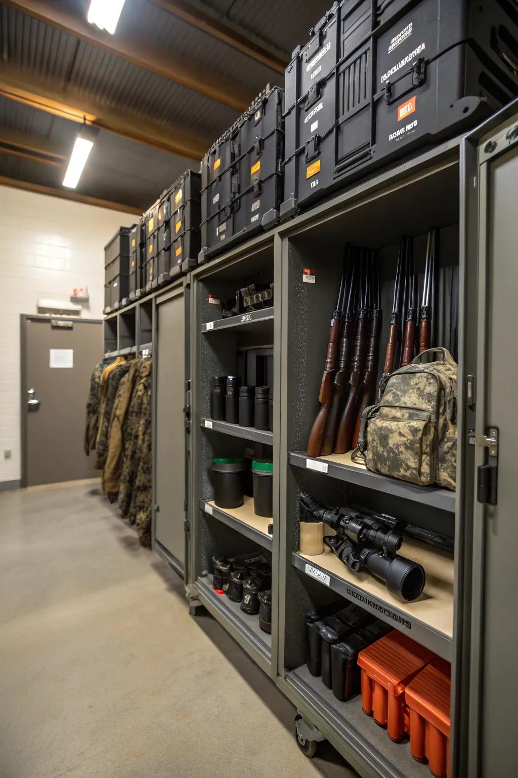 Durable cases protect valuable gear from damage.