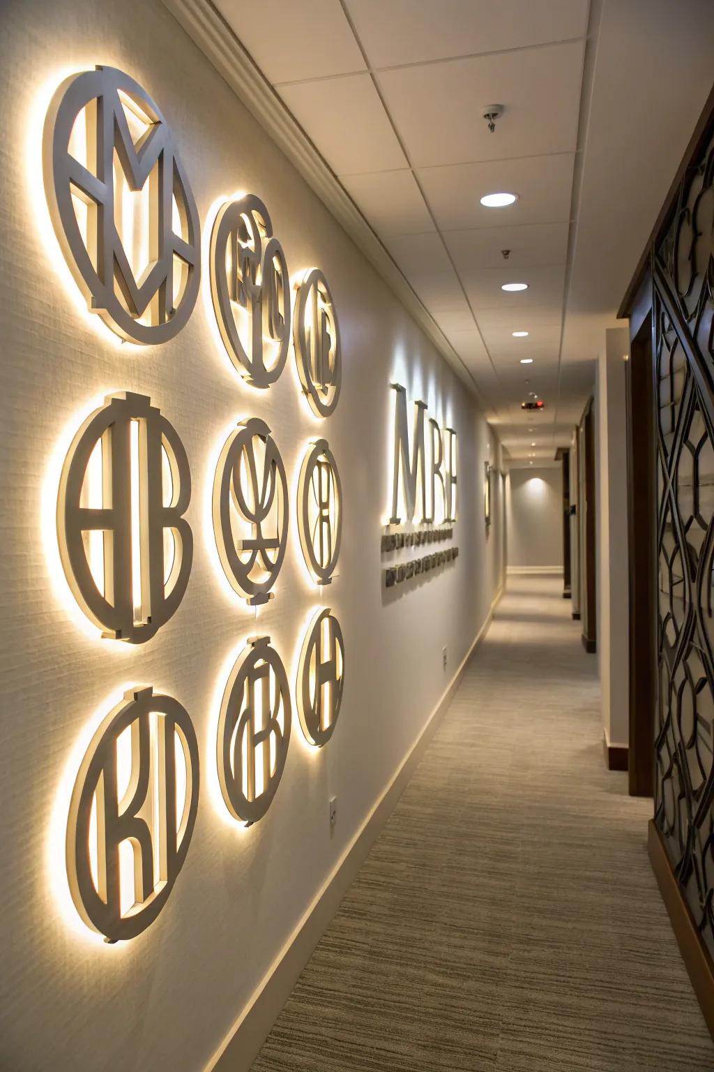 Dimensional effects incorporate depth and interest.