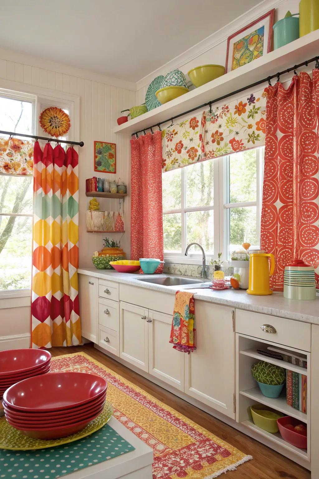 Strong colors ensure that your kitchen stands out with personality.