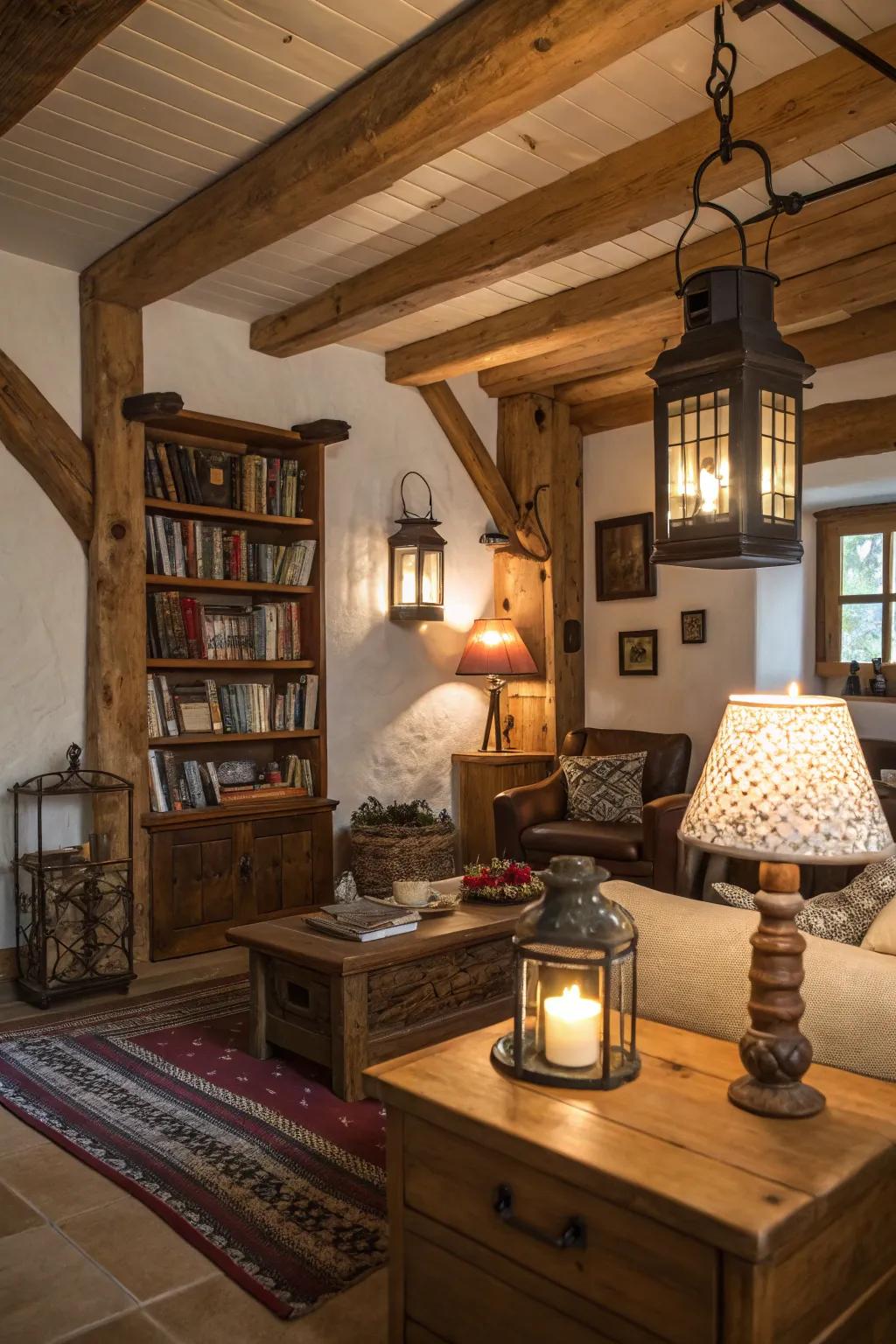 Simple luminary displays impart a pleasant charm to your dwelling.