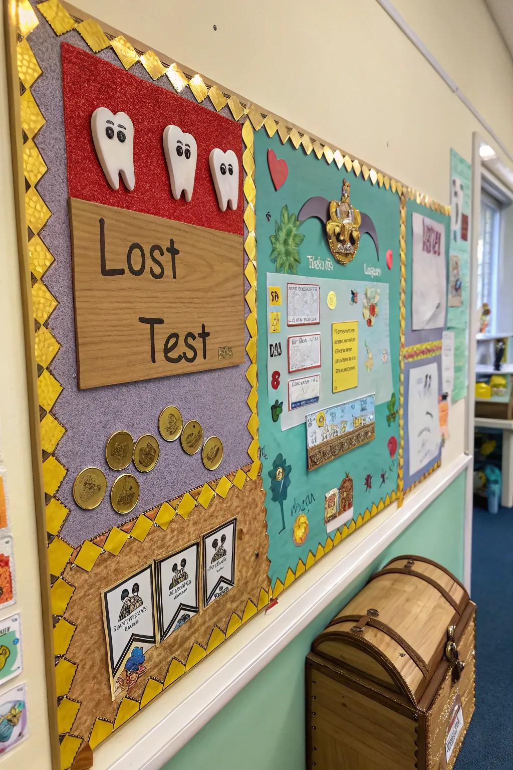 A magical treasure chest to keep moments of lost teeth.