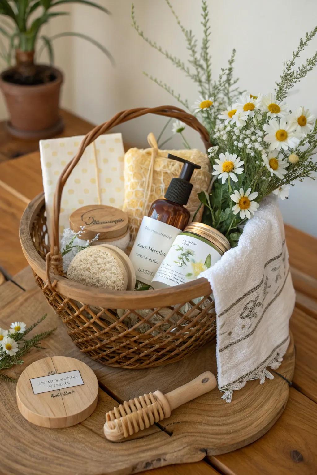 Earthy Sophistication: Snug and welcoming through natural facets.