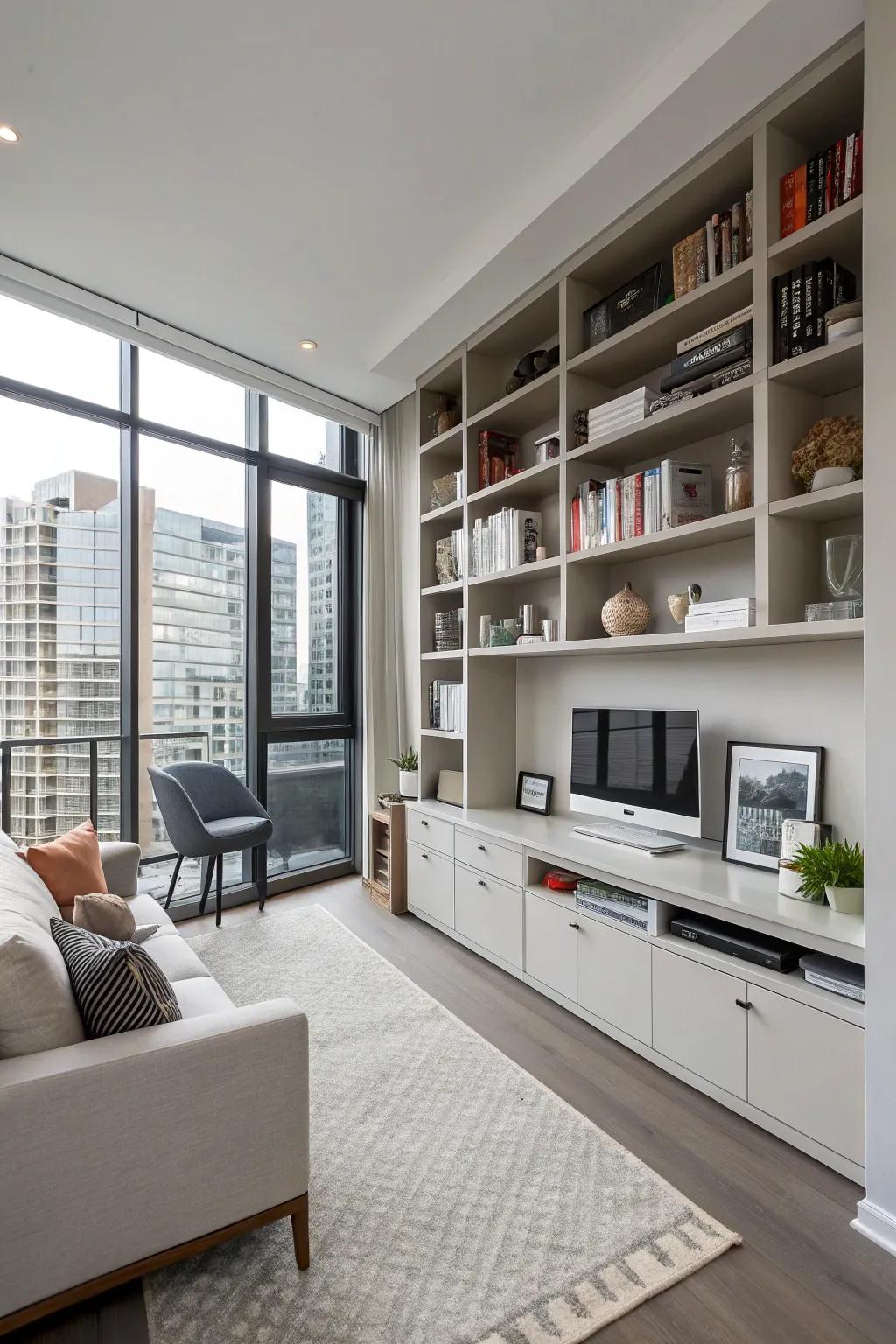 Practical decor combines use with style.