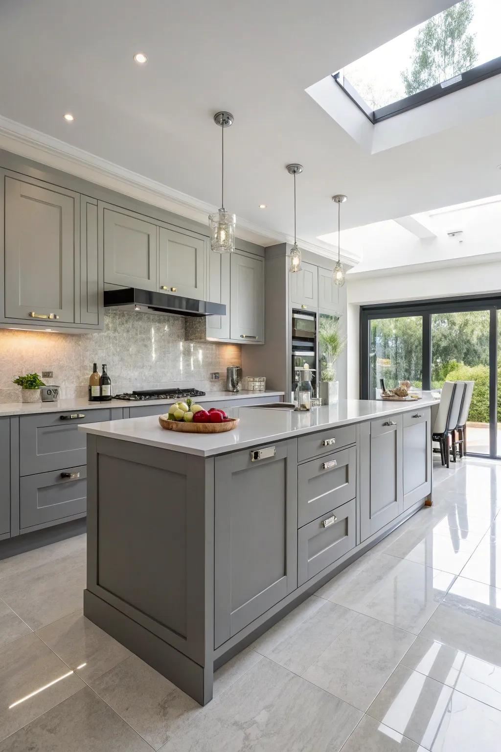 Unite practicality and style with a cooking space island.