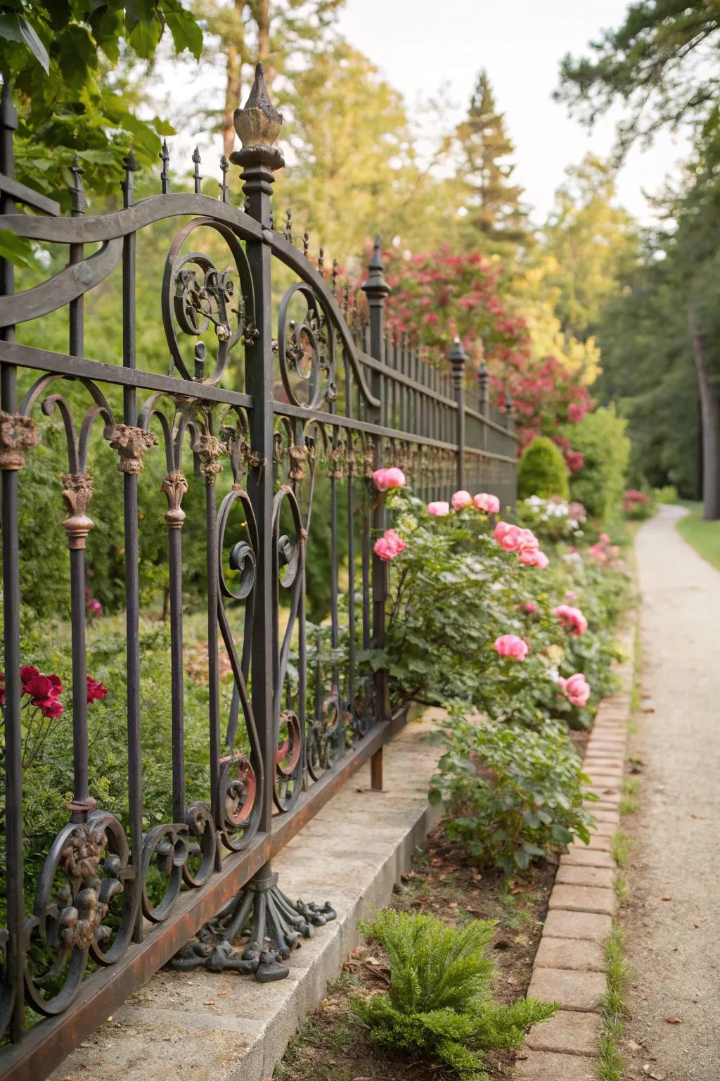 Voice your individuality utilizing personalized artistic iron fences.