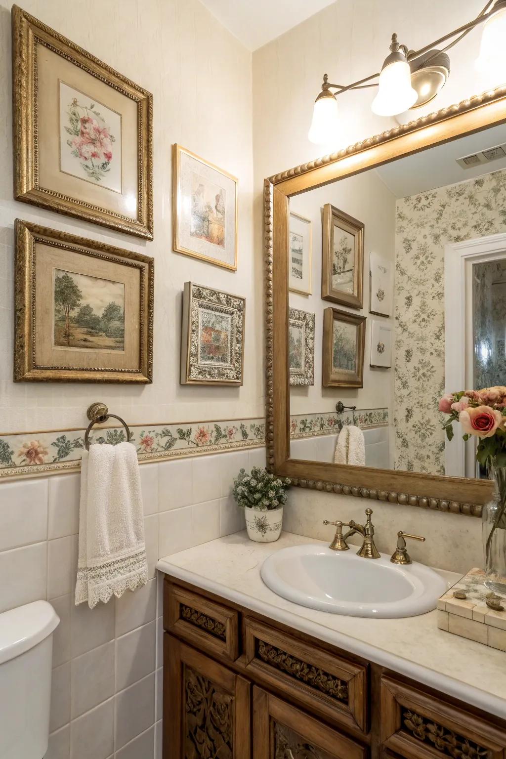 Art pieces impart personality and charm.