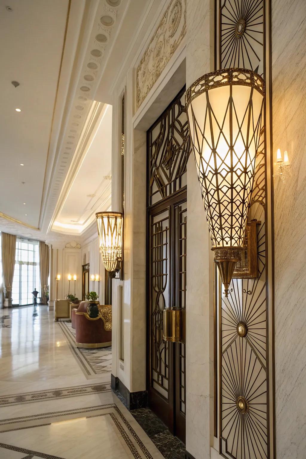 Gatsby Era lights bring timeless elegance to your decor.