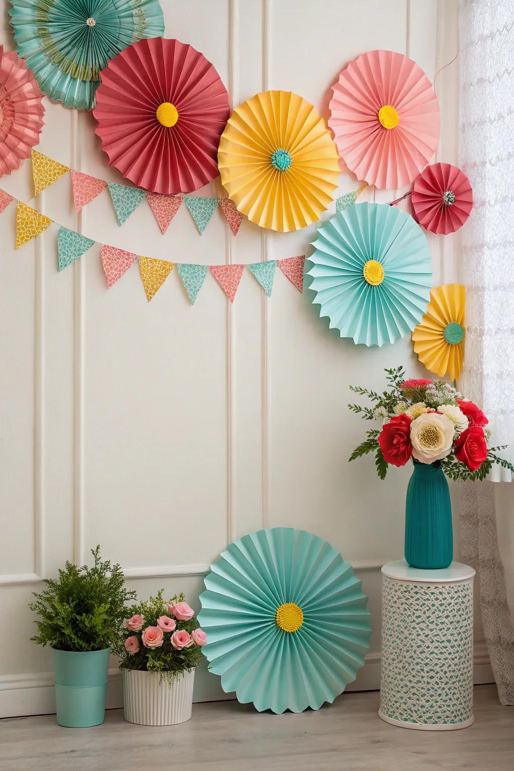 Unleash creativity with DIY paper decorations for Mother's Day.