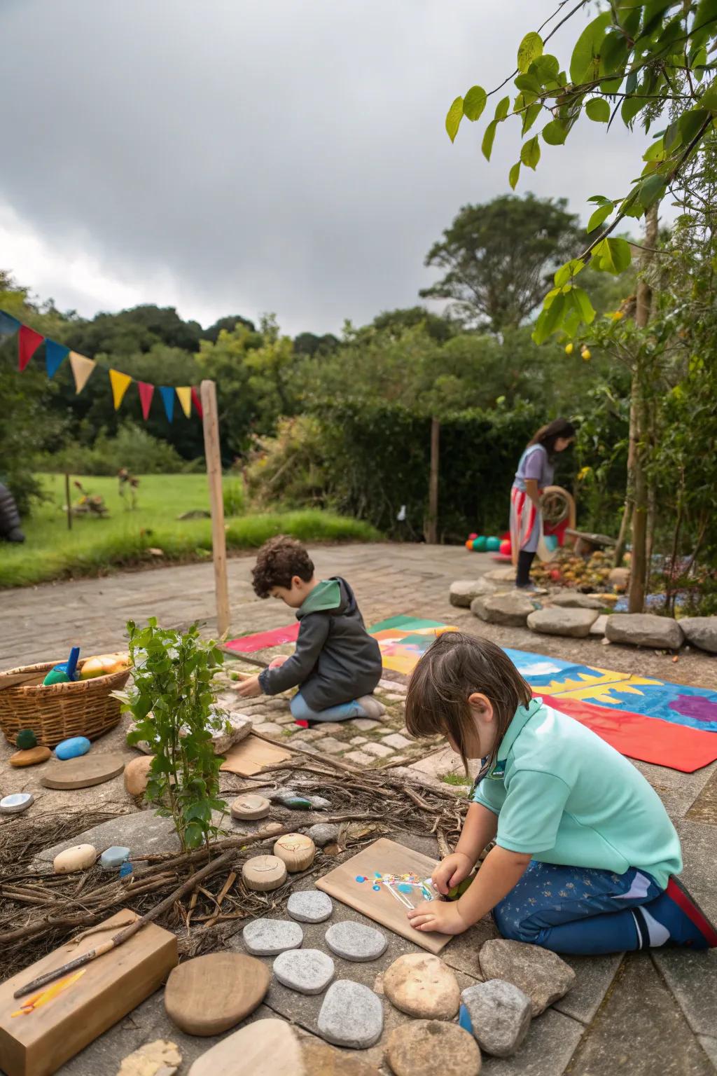 Natural artistic areas unleash creativity.