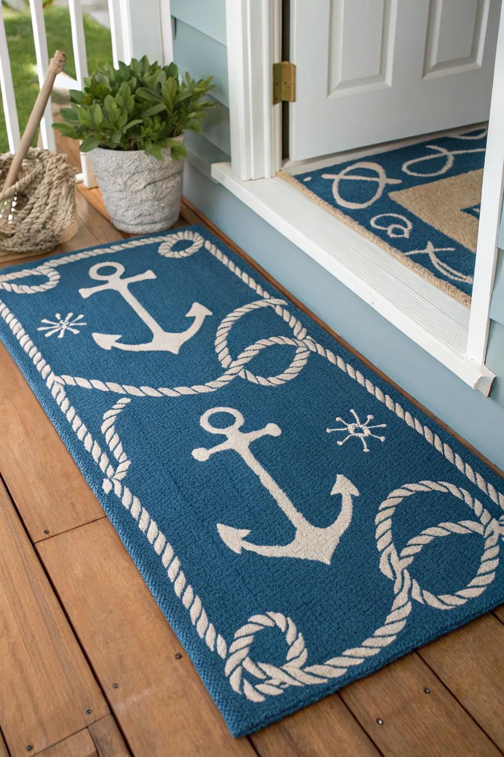 Marine carpets introduce the essence of the sea inside your dwelling.