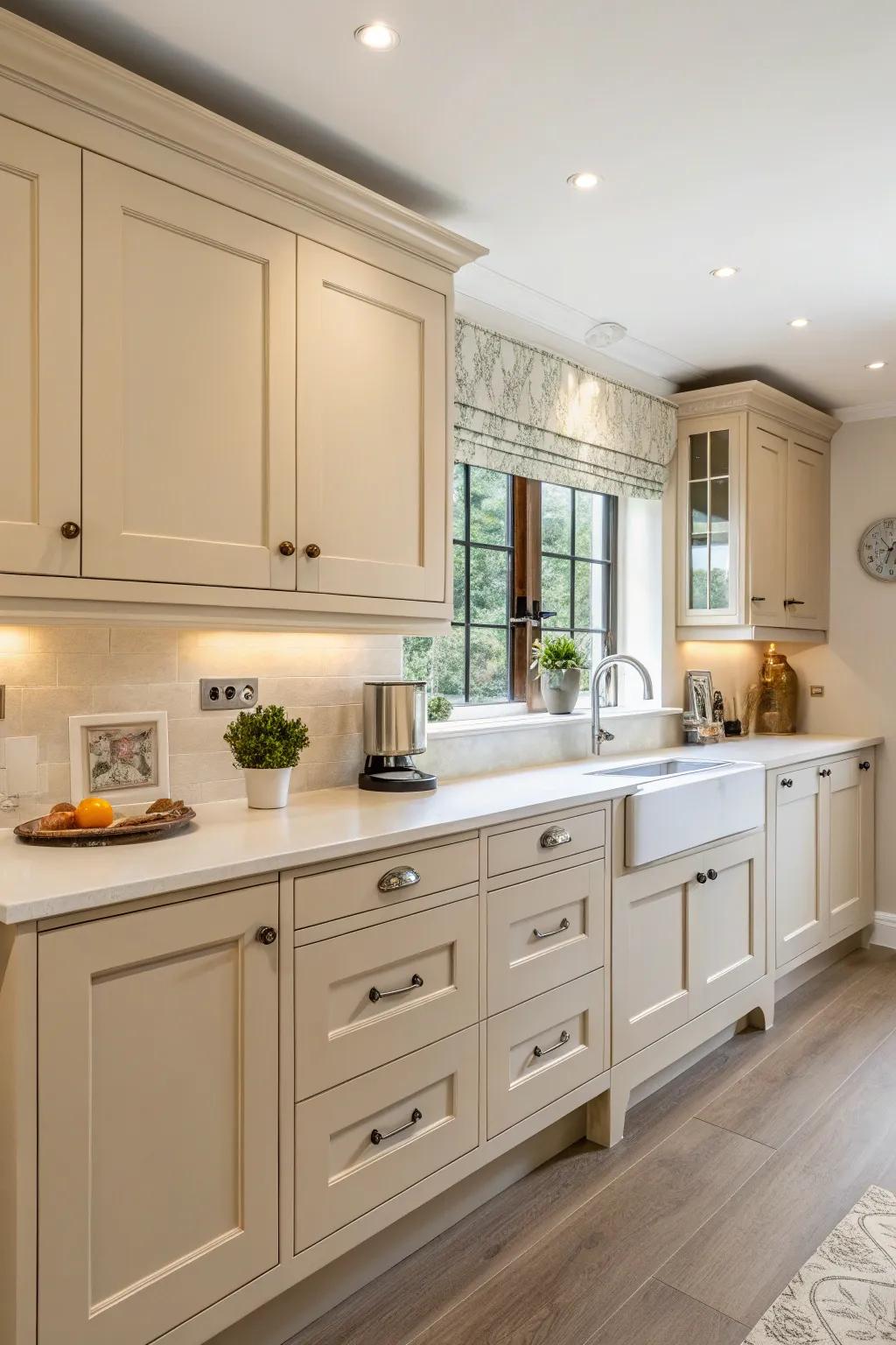 Frame-style units blend simplicity with traditional elegance.