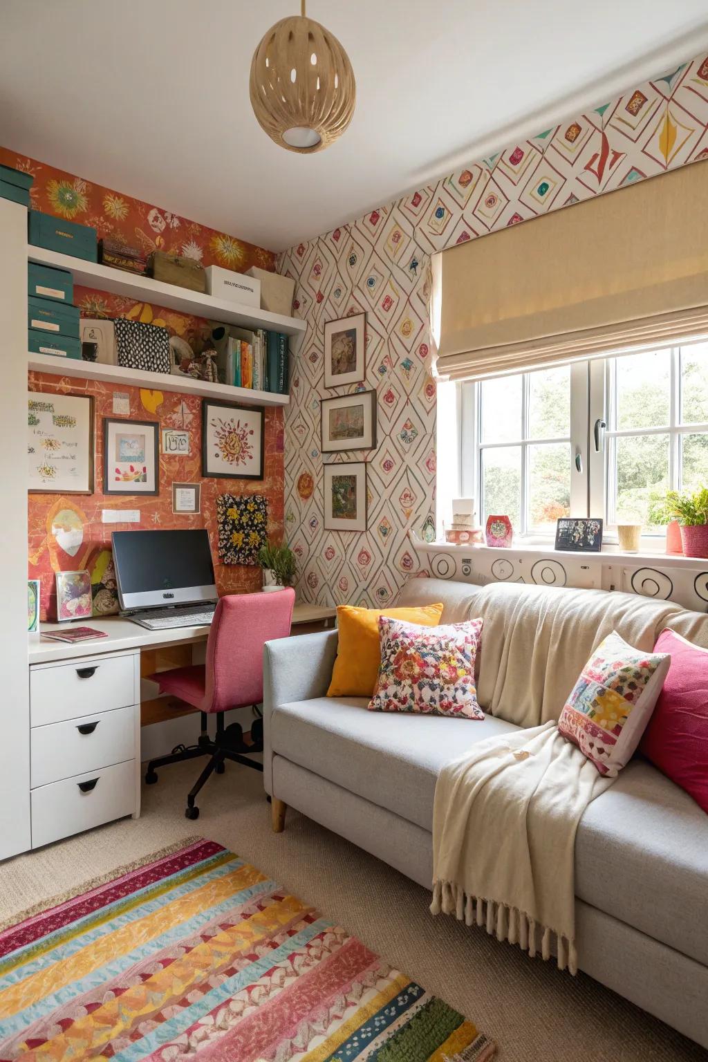 Decorative touches add warmth and character.