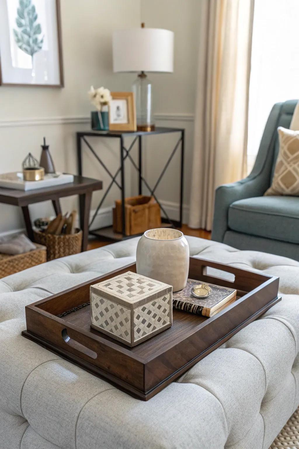 Merge functionality with style using flat protectors and boxes.