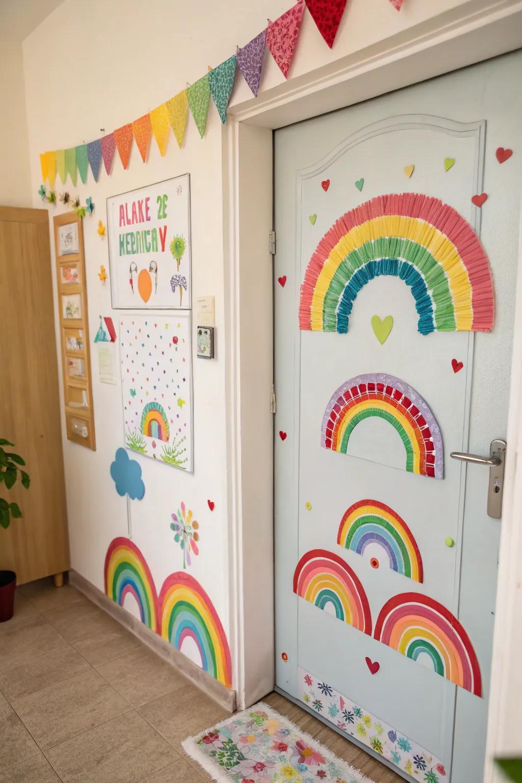 Uplifting rainbow designs that inspire unity.
