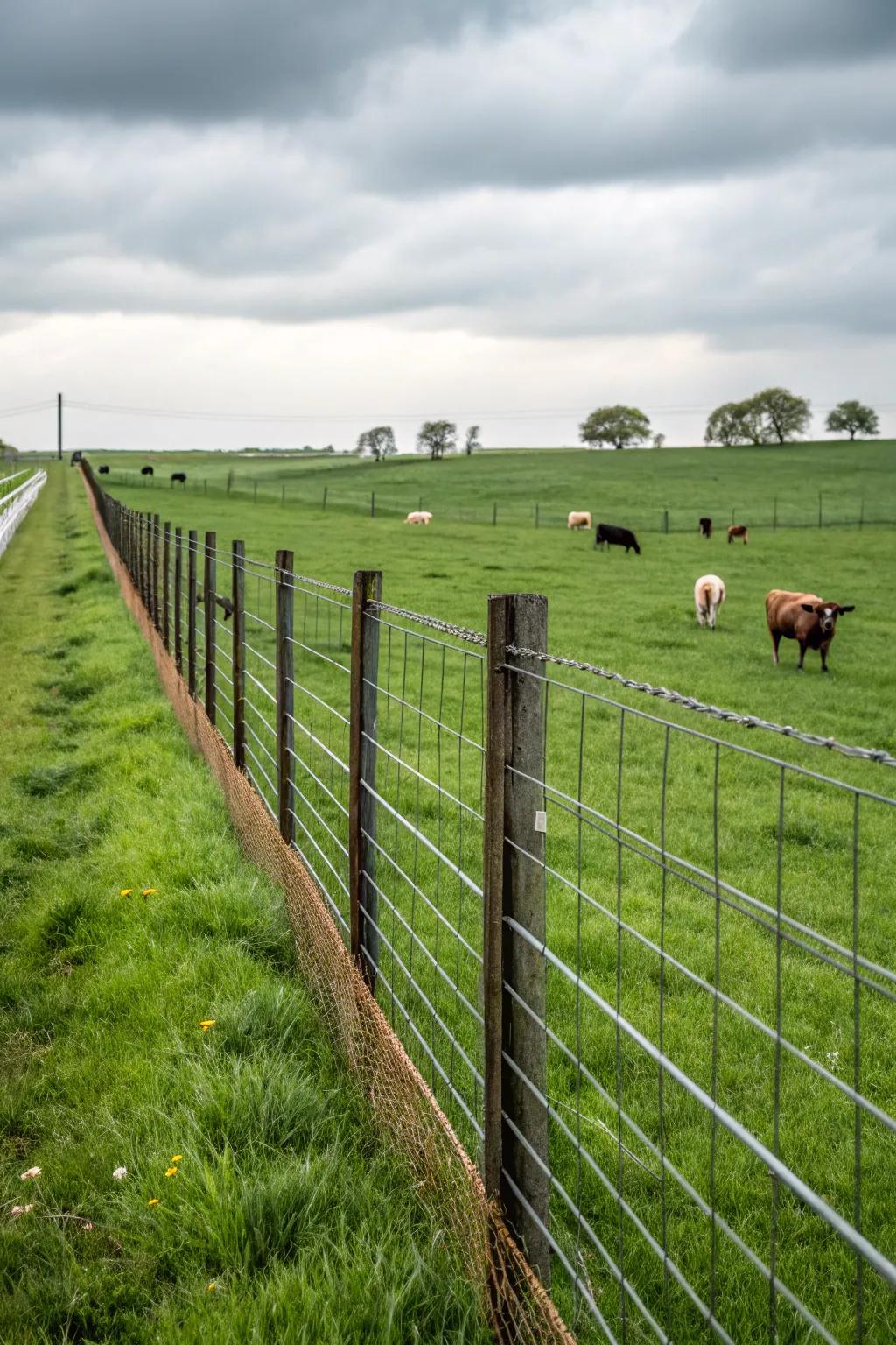 Animal pens provide strength and security for livestock.