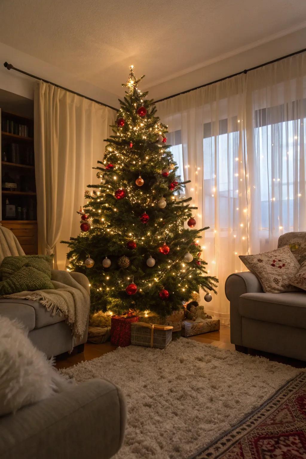 For your festive celebrations, carve out a snug nook.