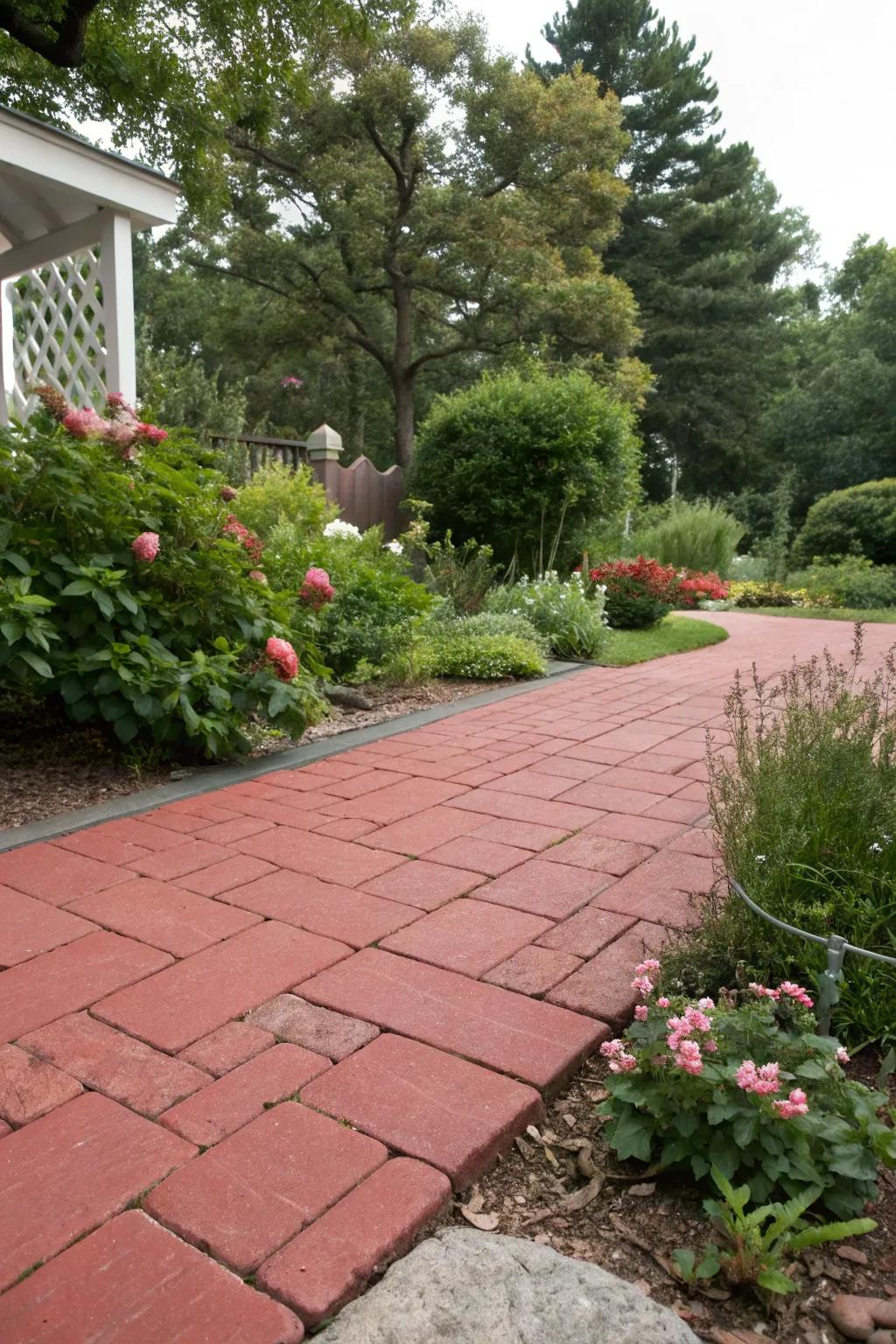 Permit your garden to embrace the patio for a harmonious composition.