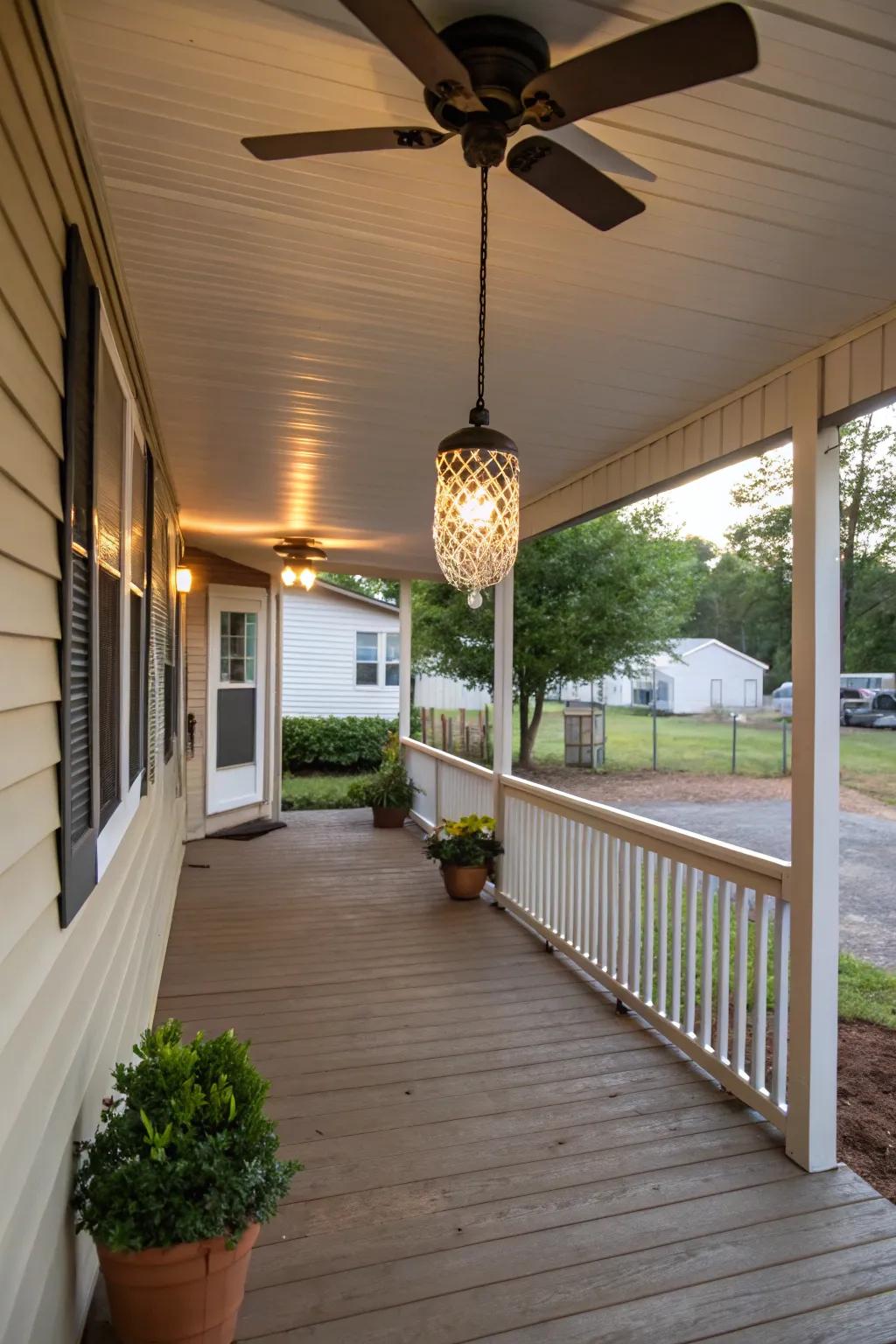 Overhead fixtures add both style and function.