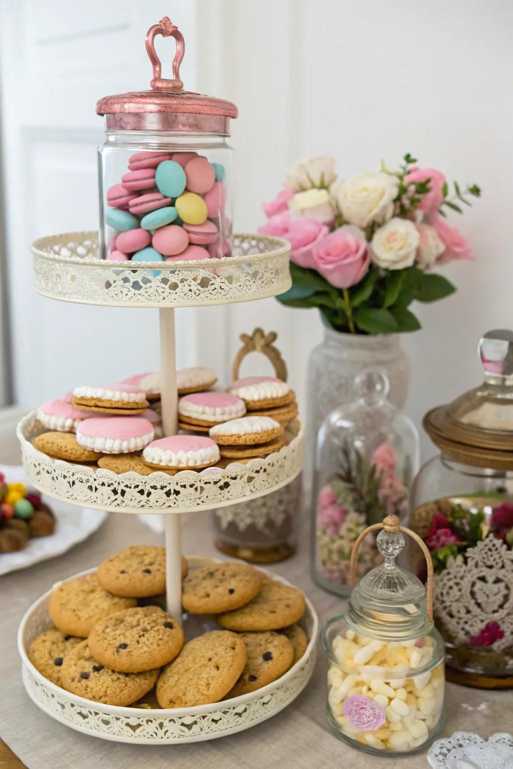 Individualized cookie demonstration that impresses with style and flavor.