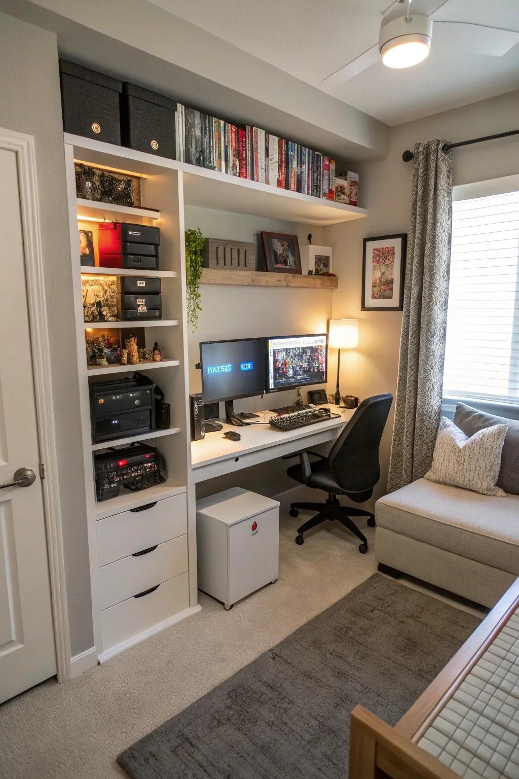 Setups that do more are great for making the most of small spaces.