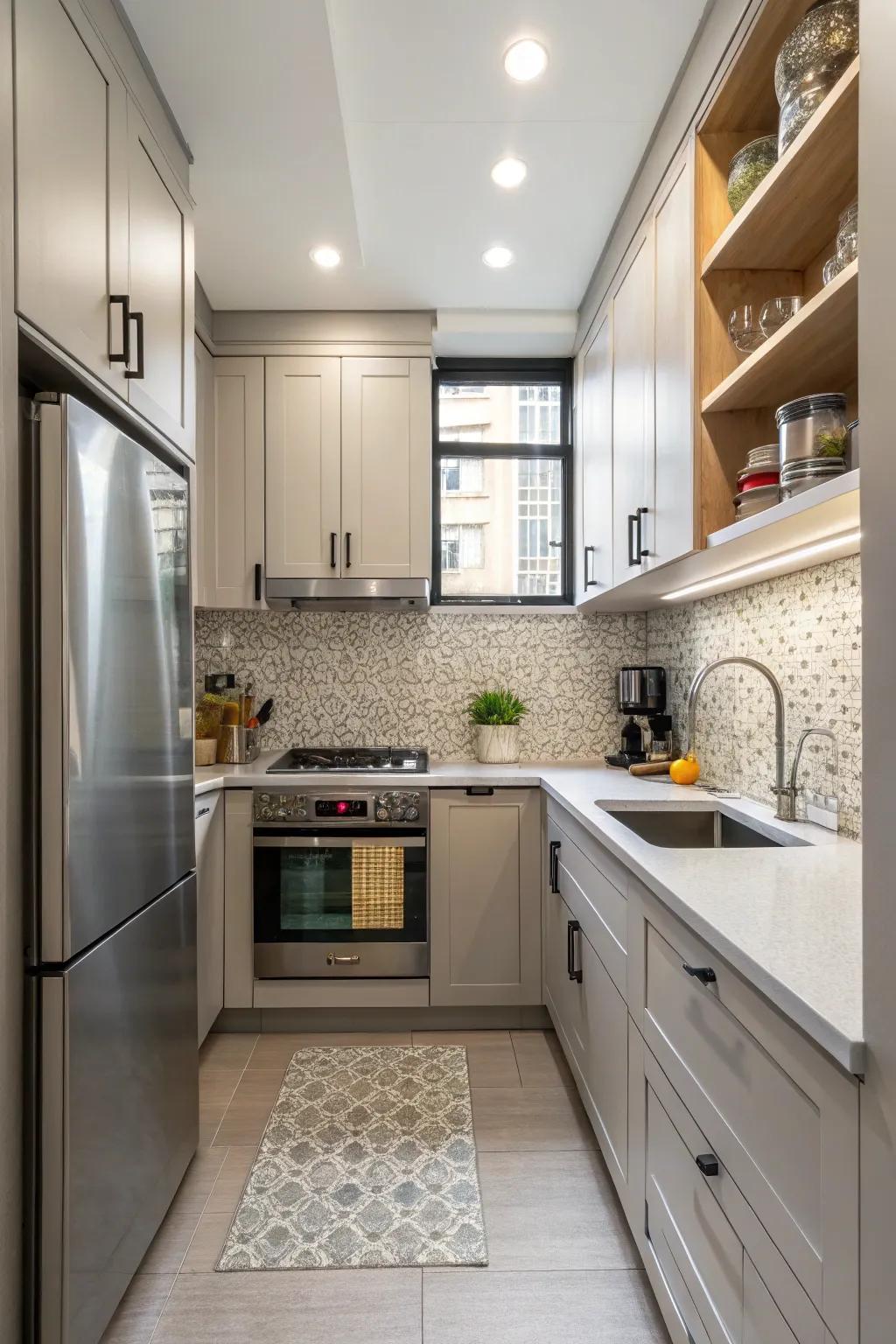 Optimize your kitchen space through smart planning.