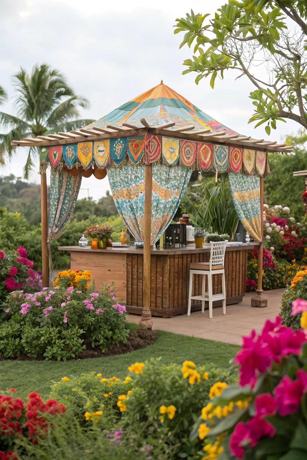 Textile blinds append pliable shade through an impression of elegance.