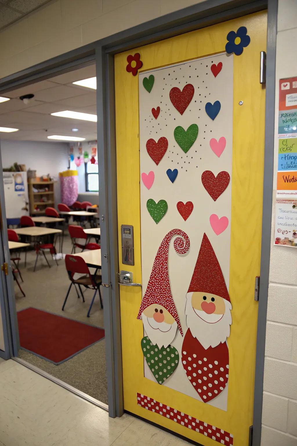 Regardless Of The Elf, giving the classroom a sense of fun.