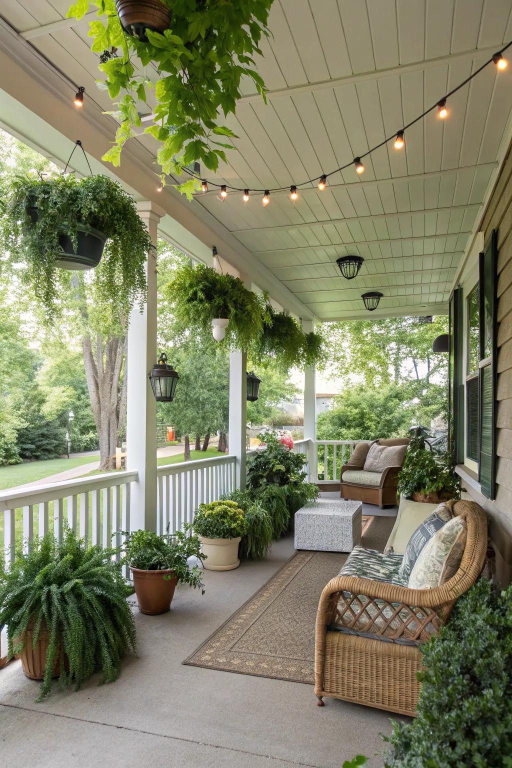 Eco-conscious vinyl ceilings merge sustainability with style.