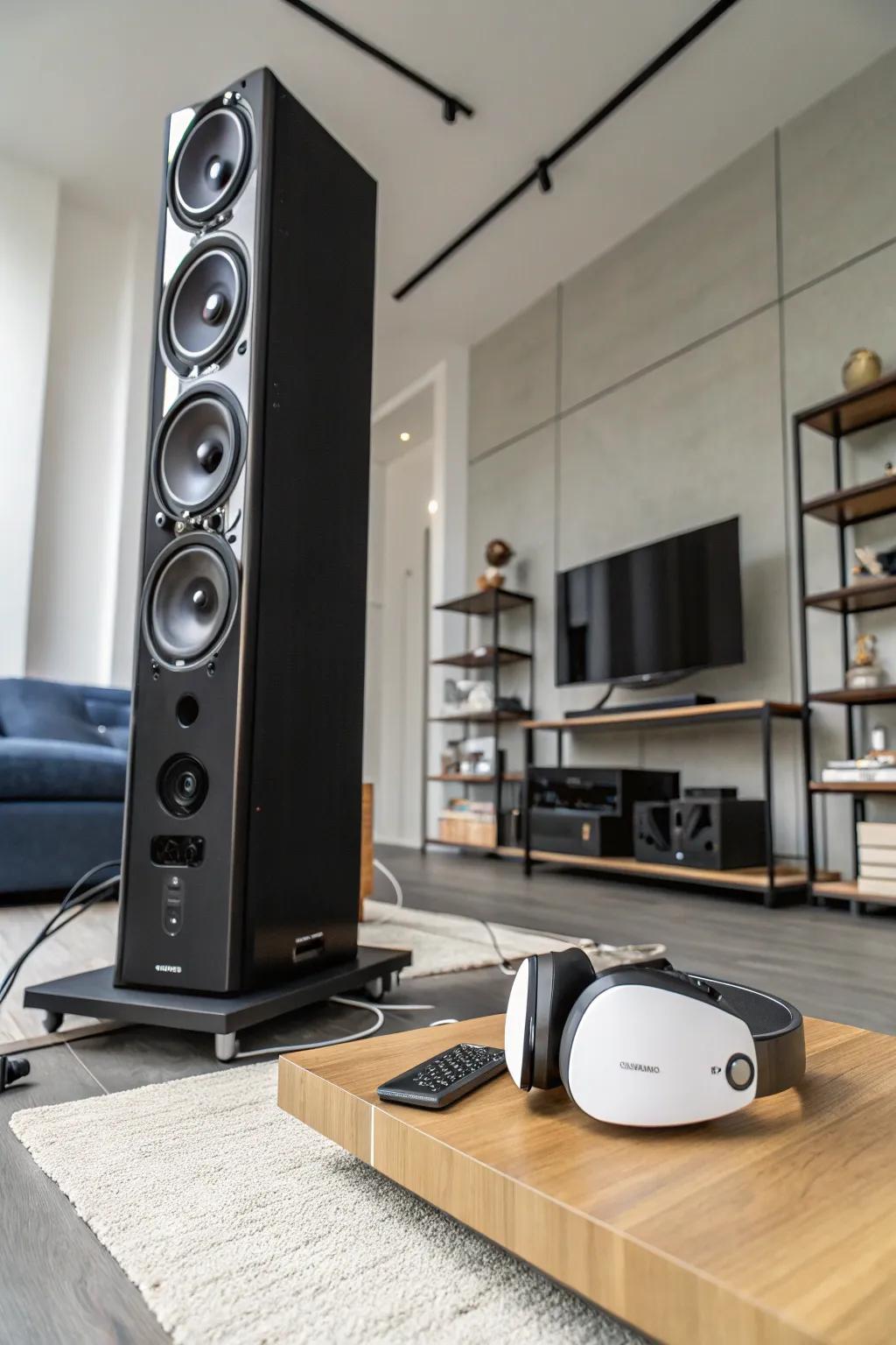 Immerse yourself in sound via a first-rate audio setup.
