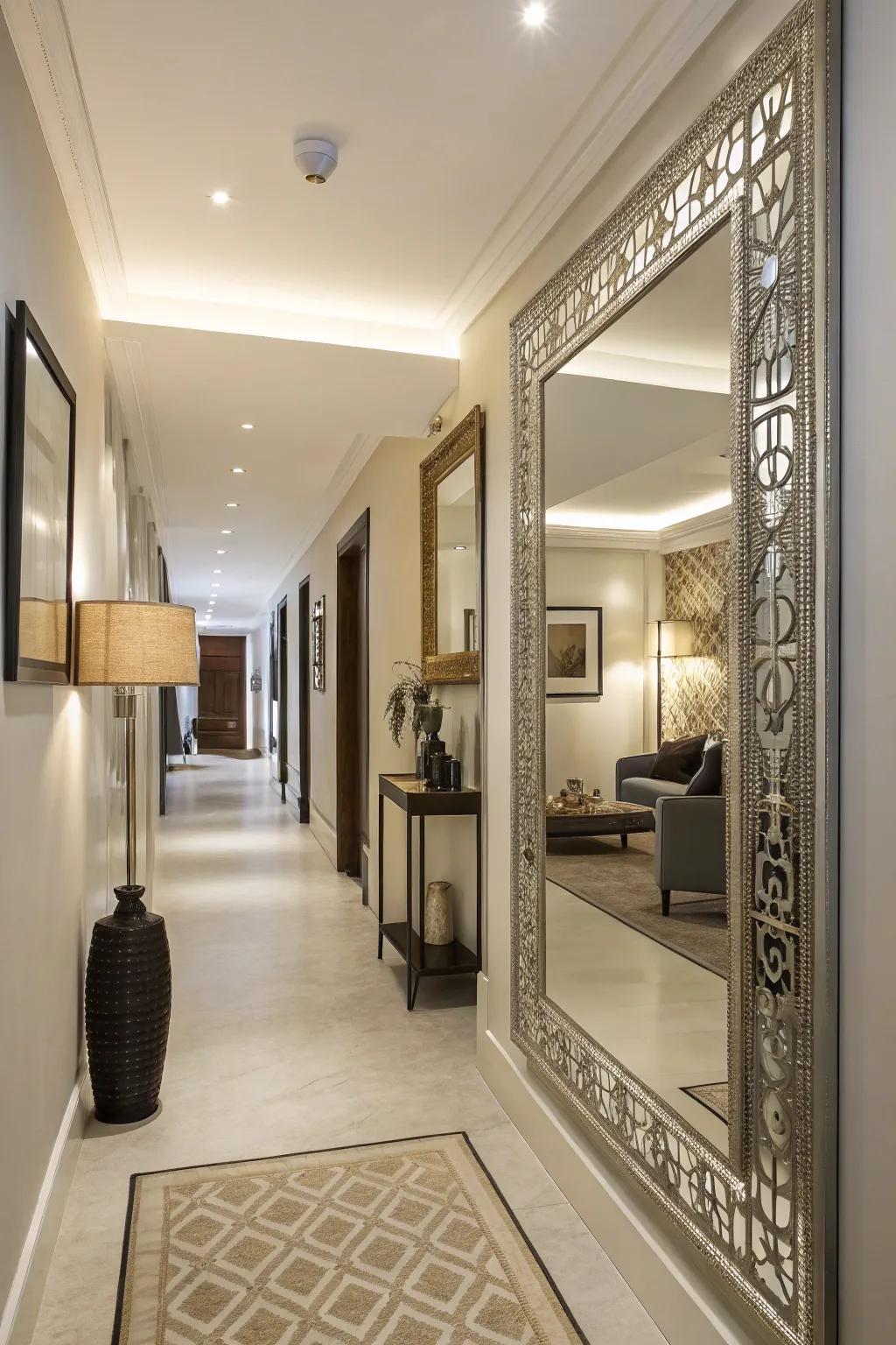 Mirrors have the power to make rooms feel more expansive and radiant.