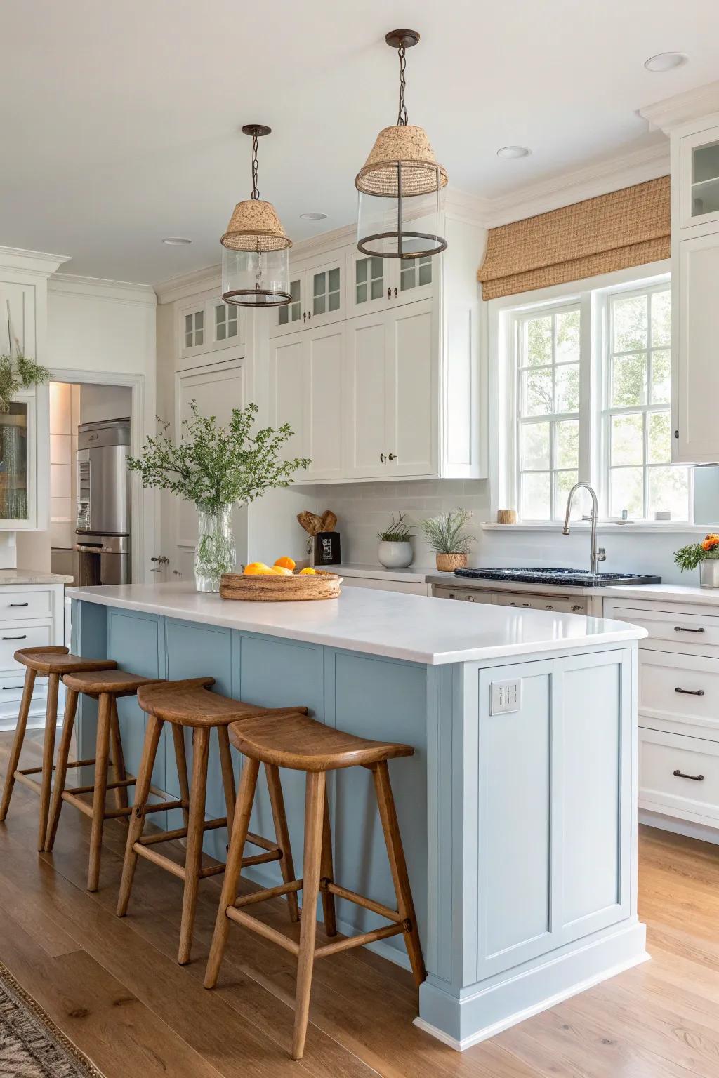 A hint of colour injects vitality and vibrancy into the culinary space.
