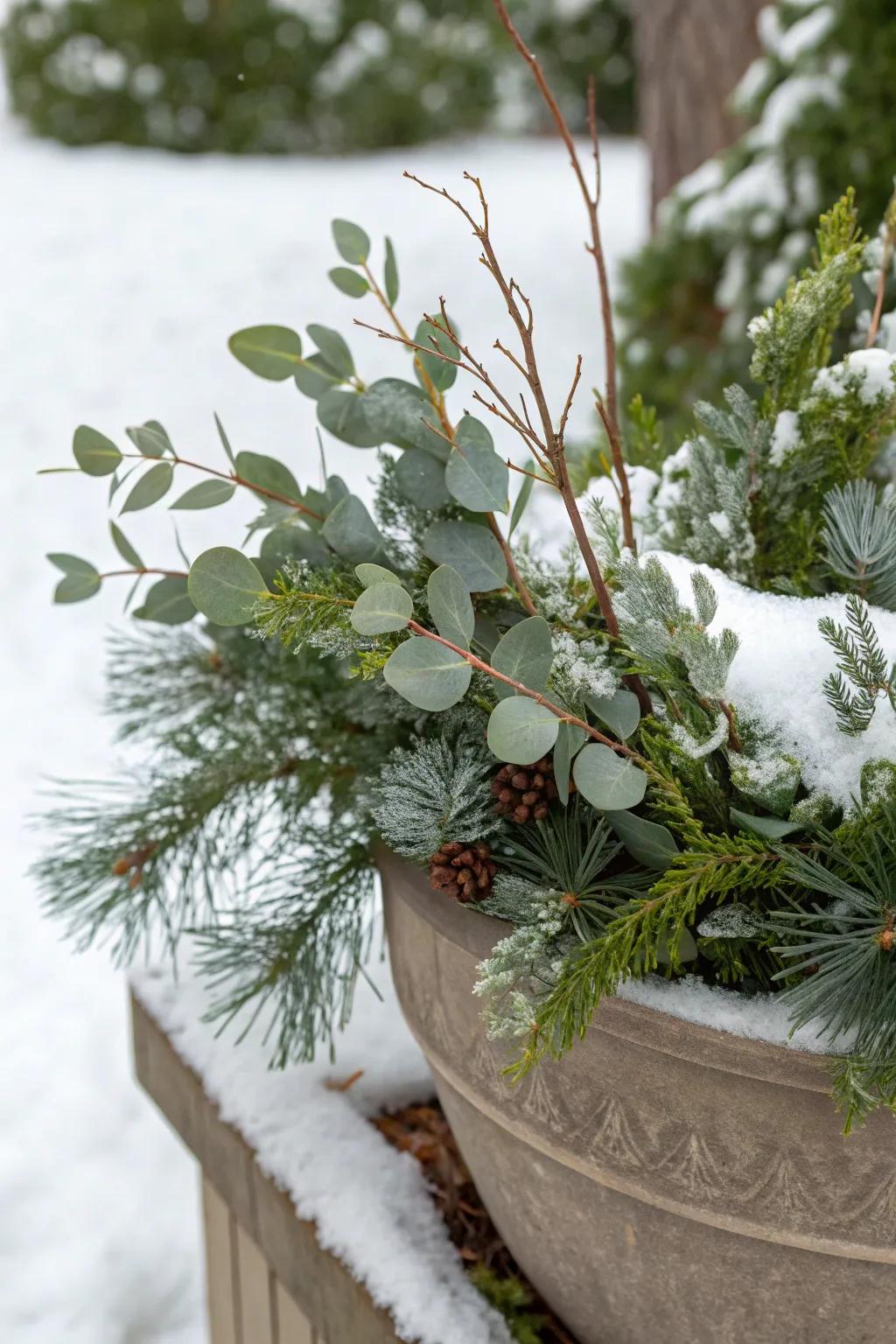 Eucalyptus adds texture and a refreshing scent to your arrangements.