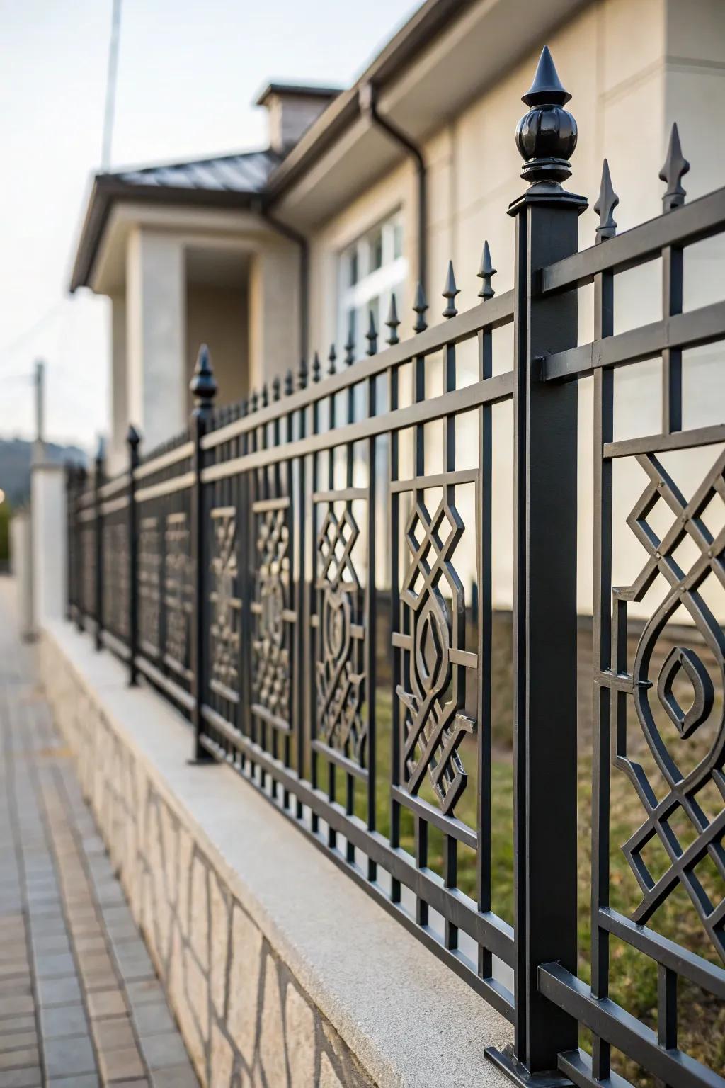 Geometric designs bring modern sophistication to your outdoor space.